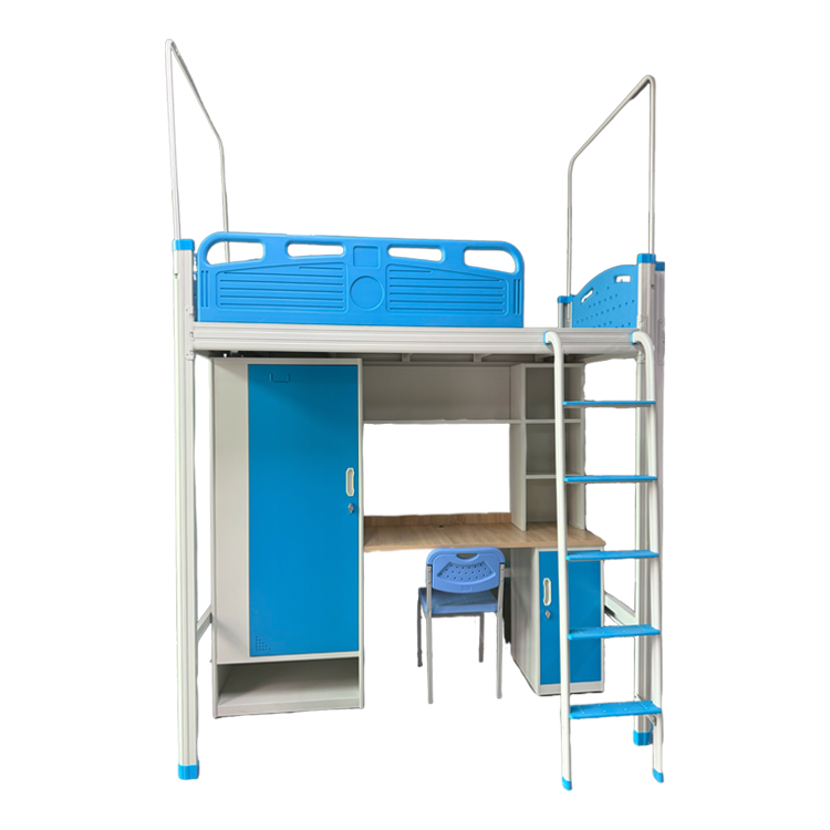 鐵床廠家分享：單人學生公寓床儲物空間設計有哪些巧思？